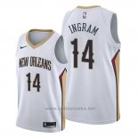 Camiseta New Orleans Pelicans Brandon Ingram #14 Association Blanco