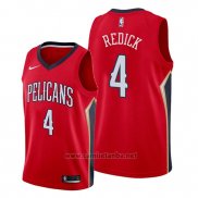 Camiseta New Orleans Pelicans J.j. Redick #4 Statement Rojo2