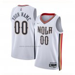 Camiseta New Orleans Pelicans Personalizada Ciudad 2021-22 Blanco