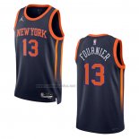 Camiseta New York Knicks Evan Fournier #13 Statement 2022-23 Negro