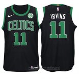 Camiseta Nino Boston Celtics Kyrie Irving #11 Statement 2017-18 Negro