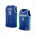 Camiseta Nino Dallas Mavericks Kyrie Irving NO 11 Ciudad 2022-23 Azul
