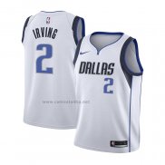 Camiseta Nino Dallas Mavericks Kyrie Irving #2 Association Blanco