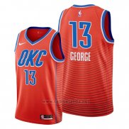 Camiseta Oklahoma City Thunder Paul George #13 Statement Naranja