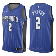 Camiseta Orlando Magic Elfrid Payton #2 Icon 2017-18 Azul