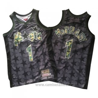 Camiseta Orlando Magic Tracy McGrady #1 Retro Negro2