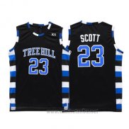 Camiseta Pelicula Tree Hill Nathan Scott #23 Negro