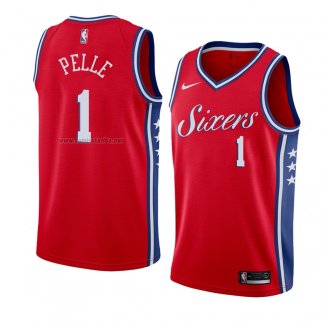 Camiseta Philadelphia 76ers Norvel Pelle #1 Statement 2018 Rojo