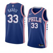 Camiseta Philadelphia 76ers Tobias Harris #33 Icon 2018 Azul