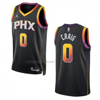 Camiseta Phoenix Suns Torrey Craig #0 Statement 2022-23 Negro