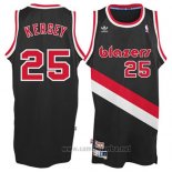 Camiseta Portland Trail Blazers Jerome Kersey #25 Retro Negro
