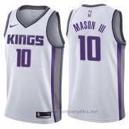 Camiseta Sacramento Kings Frank Mason Iii #10 Association 2017-18 Blanco