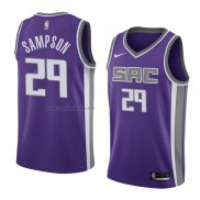 Camiseta Sacramento Kings Jakarr Sampson #29 Icon 2018 Violeta