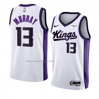 Camiseta Sacramento Kings Keegan Murray #13 Association 2023-24 Blanco