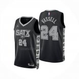 Camiseta San Antonio Spurs Devin Vassell NO 24 Statement 2024-25 Negro
