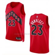 Camiseta Toronto Raptors Fred Vanvleet #23 Icon 2022-23 Rojo