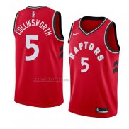 Camiseta Toronto Raptors Kyle Collinsworth #5 Icon 2018 Rojo