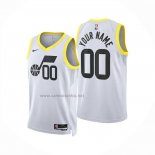 Camiseta Utah Jazz Personalizada Association 2024-25 Blanco