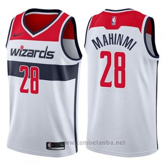 Camiseta Washington Wizards Ian Mahinmi #28 Association 2017-18 Blanco