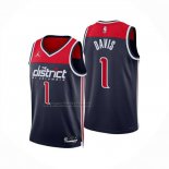 Camiseta Washington Wizards Johnny Davis NO 1 Statement 2024-25 Azul
