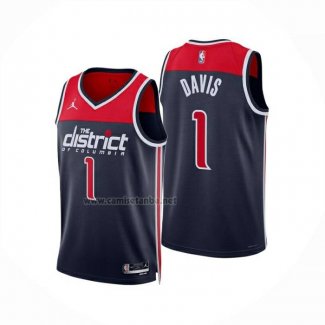 Camiseta Washington Wizards Johnny Davis NO 1 Statement 2024-25 Azul