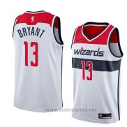 Camiseta Washington Wizards Thomas Bryant #13 Association 2018 Blanco