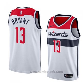 Camiseta Washington Wizards Thomas Bryant #13 Association 2018 Blanco