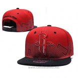 Gorra Houston Rockets Snapback Rojo Negro