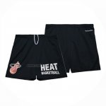 Pantalone Miami Heat Mitchell & Ness Hardwood Classics Negro