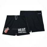 Pantalone Miami Heat Mitchell & Ness Hardwood Classics Negro