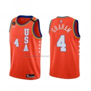 Camiseta 2020 Rising Star Devonte' Graham #4 USA Rojo