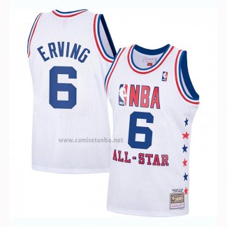 Camiseta All Star 1985 Julius Erving #6 Blanco