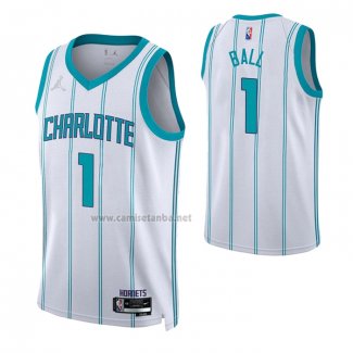 Camiseta Charlotte Hornets LaMelo Ball #1 Association 2022-23 Blanco