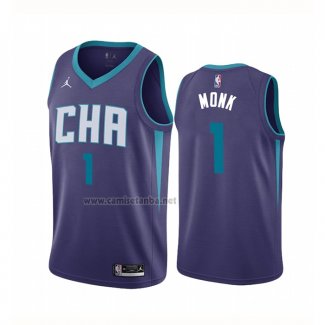 Camiseta Charlotte Hornets Malik Monk #2 Statement Edition Violeta