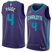 Camiseta Charlotte Hornets Marcus Paige #4 Statement 2018 Violeta