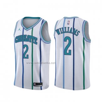 Camiseta Charlotte Hornets Marvin Williams #2 Classic Blanco