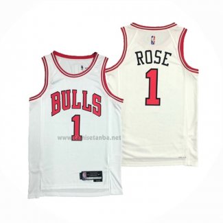 Camiseta Chicago Bulls Derrick Rose #1 Association 2021 Blanco