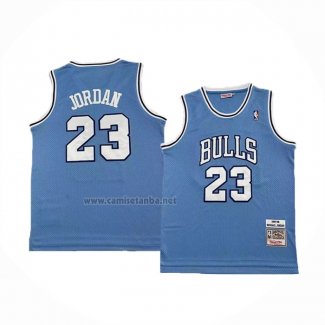 Camiseta Chicago Bulls Michael Jordan #23 Mitchell & Ness 1997-98 Azul1