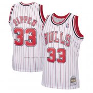 Camiseta Chicago Bulls Scottie Pippen #33 Reload Hardwood Classics Blanco