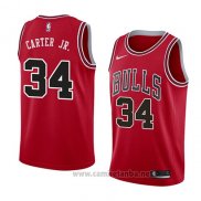 Camiseta Chicago Bulls Wendell Carter Jr. #34 Icon 2018 Rojo