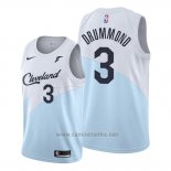 Camiseta Cleveland Cavaliers Andre Drummond #3 Earned 2019-20 Azul