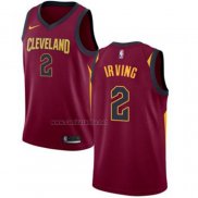 Camiseta Cleveland Cavaliers Kyrie Irving #2 Icon 2018 Rojo