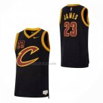 Camiseta Cleveland Cavaliers LeBron James NO 23 Authentic 2015-16 Negro