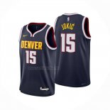 Camiseta Denver Nuggets Nikola Jokic NO 15 Icon 2024-25 Azul