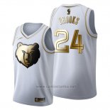 Camiseta Golden Edition Memphis Grizzlies Dillon Brooks #24 2019-20 Blanco