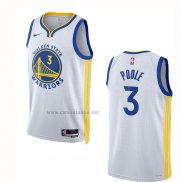 Camiseta Golden State Warriors Jordan Poole #3 Association 2022-23 Blanco