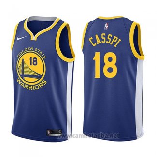 Camiseta Golden State Warriors Omri Casspi #18 Icon 2017-18 Azul