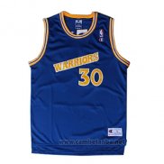 Camiseta Golden State Warriors Stephen Curry #30 Retro Azul2