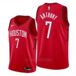 Camiseta Houston Rockets Carmelo Anthony #7 Earned Edition Rojo