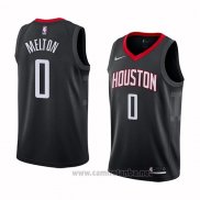 Camiseta Houston Rockets De'anthony Melton #0 Statement 2017-18 Negro
